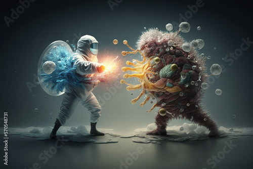 fictional doctor, The Microbial Wars: A Battle Against Bacteria with Doctor X photo