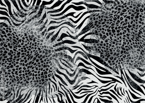 abstract animal skin pattern vector	
