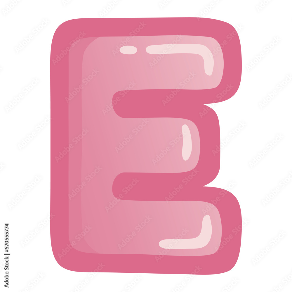 Letter D Bold Alphabet Pink Doodle Drawing Vector Art Letter D Bold Alphabet Pink Doodle Drawing Vector Art