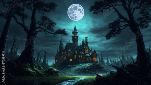 Haunted mansion, grim castle © WabiSabi vibes