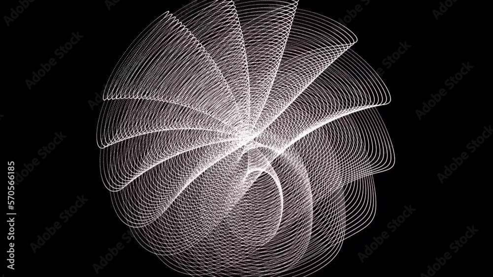 abstract geometric twist background . dynamic pattern wavy lines digital motion background