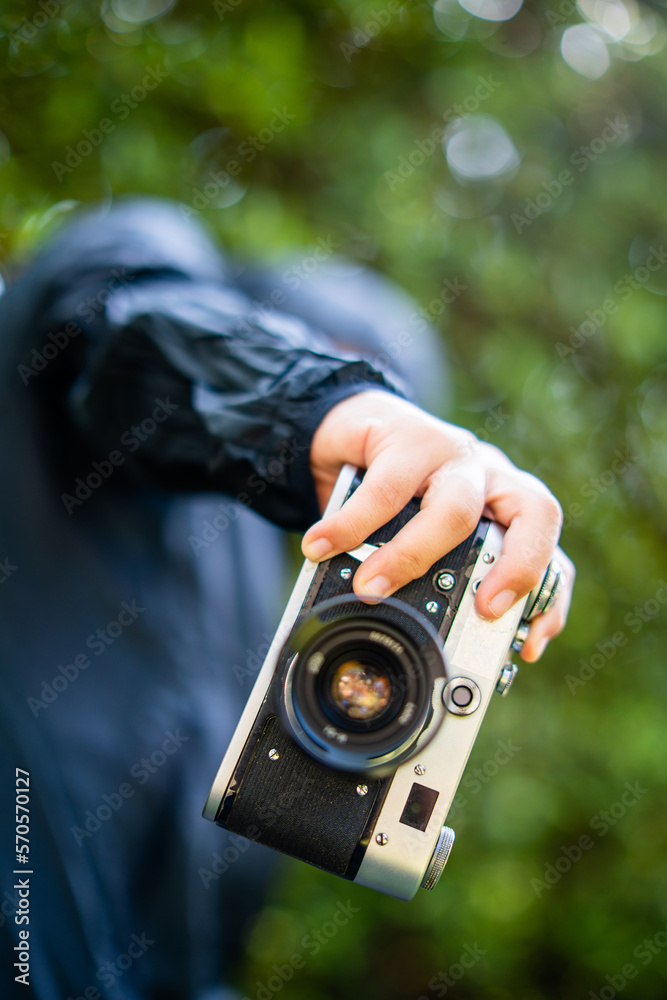 Obraz premium photographer in action