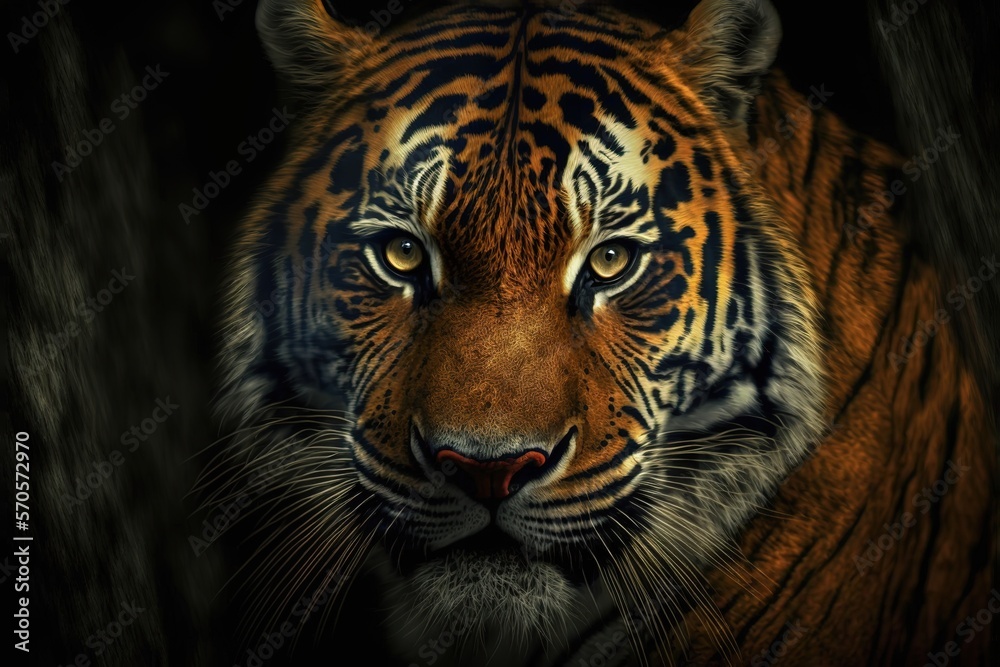 Tiger Stock Photo, Wildlife Photography, Generative Ai Tiger Stock Photo, Wildlife Photography, Generative Ai