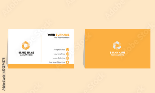 modern template business card design layout