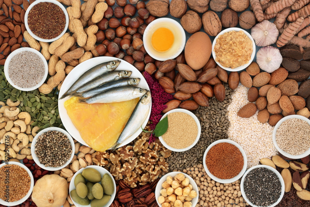 Health food high in lipds. Ingredients contain unsaturated fats for