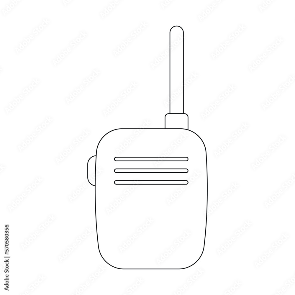 Obraz premium walkie talkie icon vector