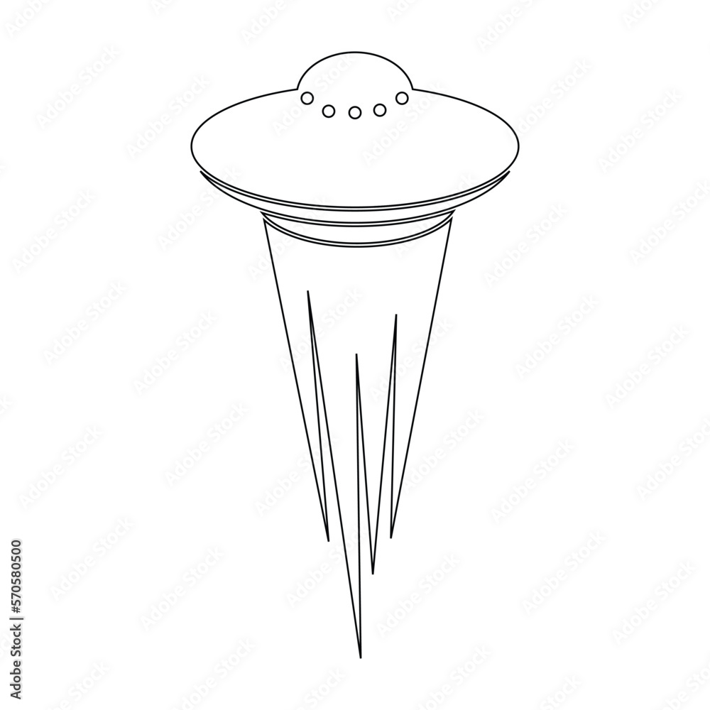 UFO icon vector UFO icon vector