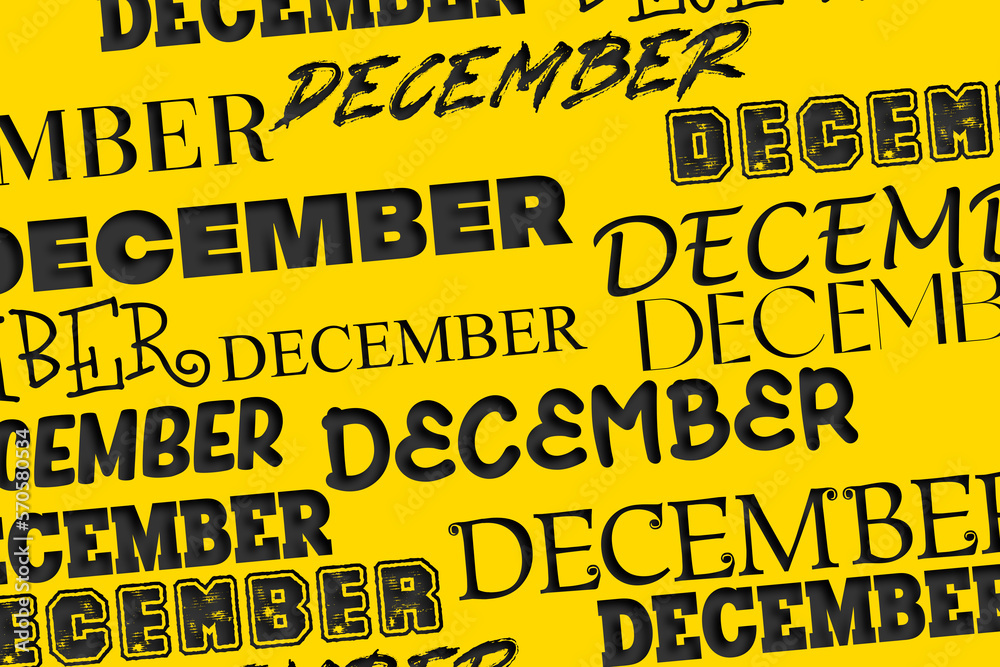 december the name of the month