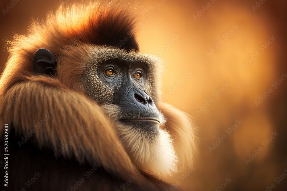 Monkey Stock Photo, Wildlife Photography Generative Ai Monkey Stock Photo, Wildlife Photography Generative Ai