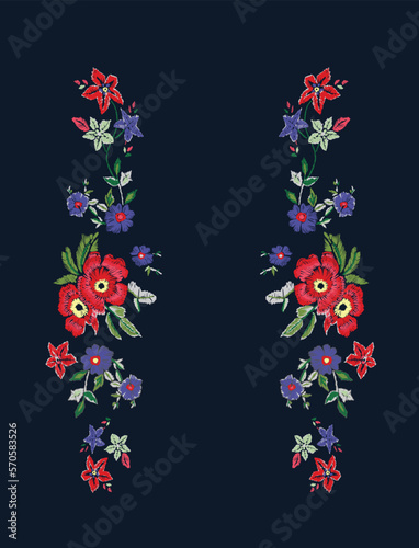 flowers illustration for print