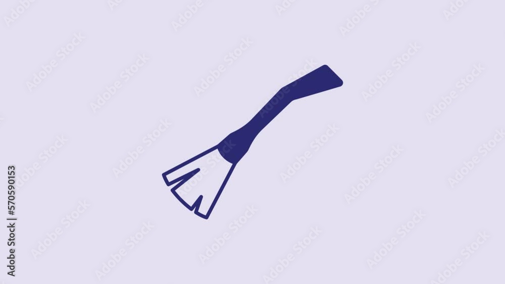 Blue Witches broom icon isolated on purple background. Happy Halloween party. 4K Video motion graphic animation Blue Witches broom icon isolated on purple background. Happy Halloween party. 4K Video motion graphic animation