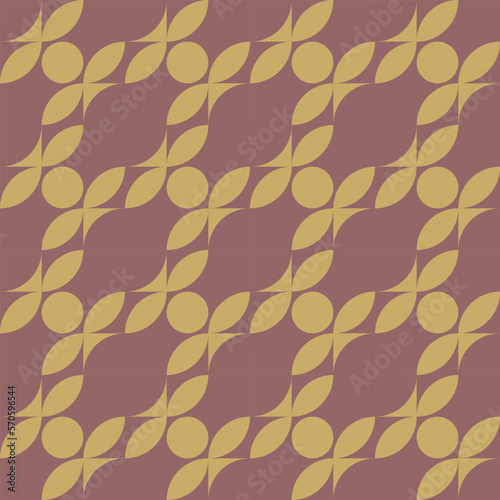seamless pastel victorian geometric pattern with mosaic ornament