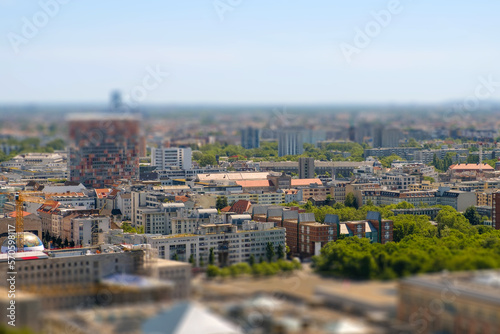 City aerial of Berlin Kreuzberg - Skyline of Berlin photo