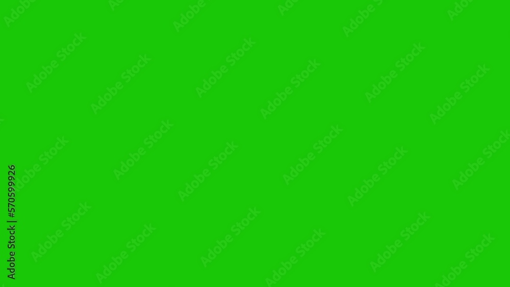 Cartoon pink burst animation on a green screen. Cartoon burst with key colors. 2D FX animation. Chroma key. 4K video