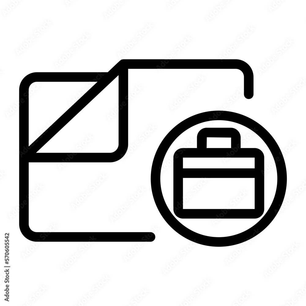 folder line icon folder line icon