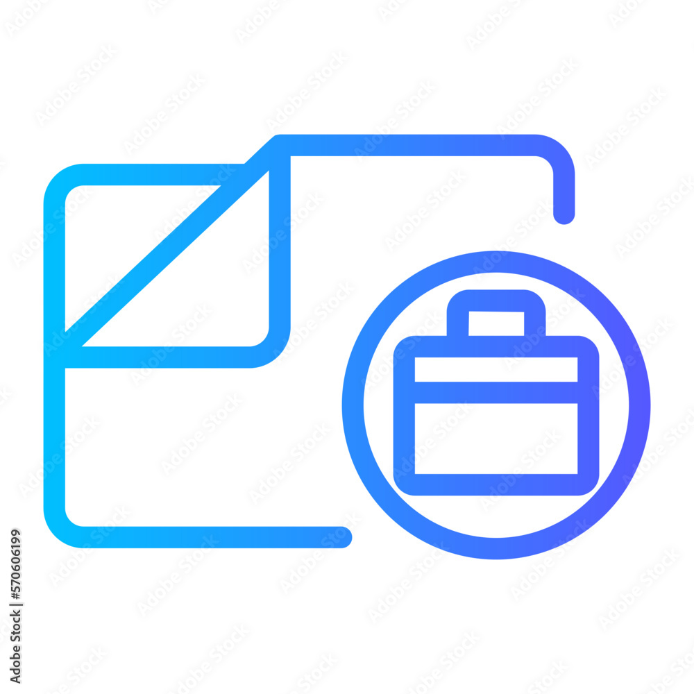 folder gradient icon folder gradient icon