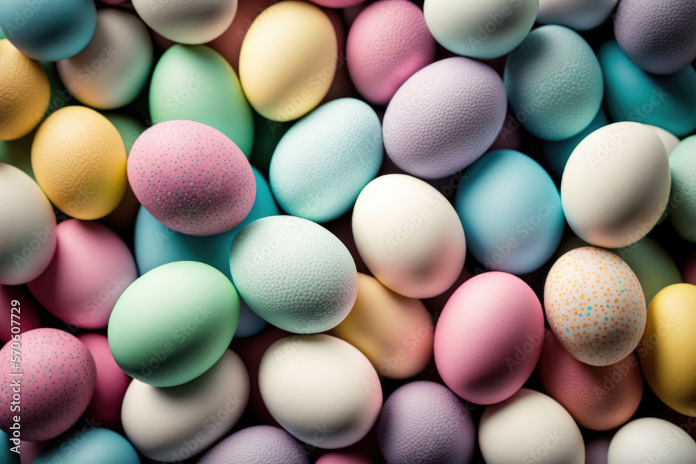 Easter egg colorful pastel pile of eggs holiday background Easter egg colorful pastel pile of eggs holiday background