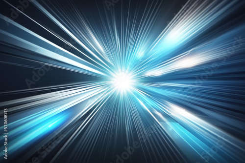 abstract speed light background blue light trails background