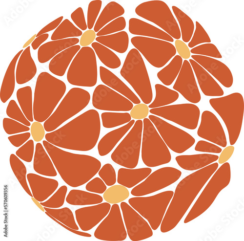  Retro Daisy Flower ball