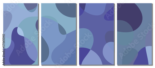 Abstract wavy set background.