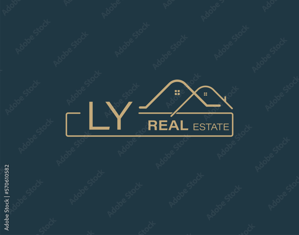 LY Real Estate & Consultants Logo Design Vectors images. Luxury Real Estate Logo Design LY Real Estate & Consultants Logo Design Vectors images. Luxury Real Estate Logo Design