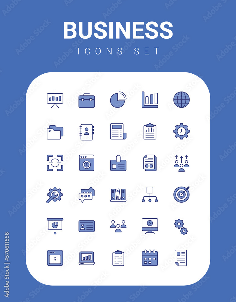 Business icons collection, vector illustration. Business icons collection, vector illustration.