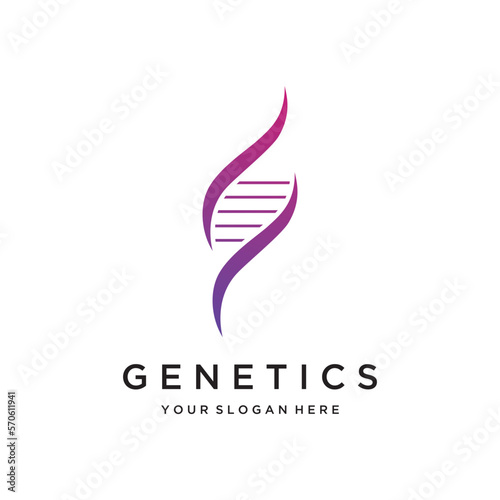 Logo design template DNA elements. Bio tech, DNA people, bio DNA, DNA spirals. Logos can be for science, pharmacy and medical.