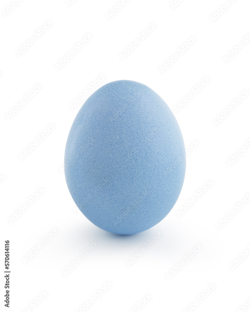 blue easter egg isolated on white background blue easter egg isolated on white background