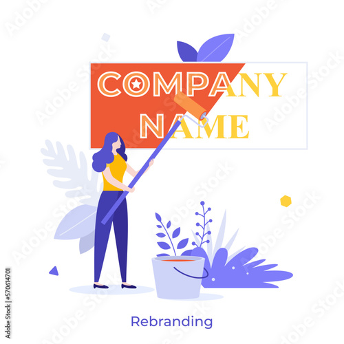 Flat Vector Character Business Concept