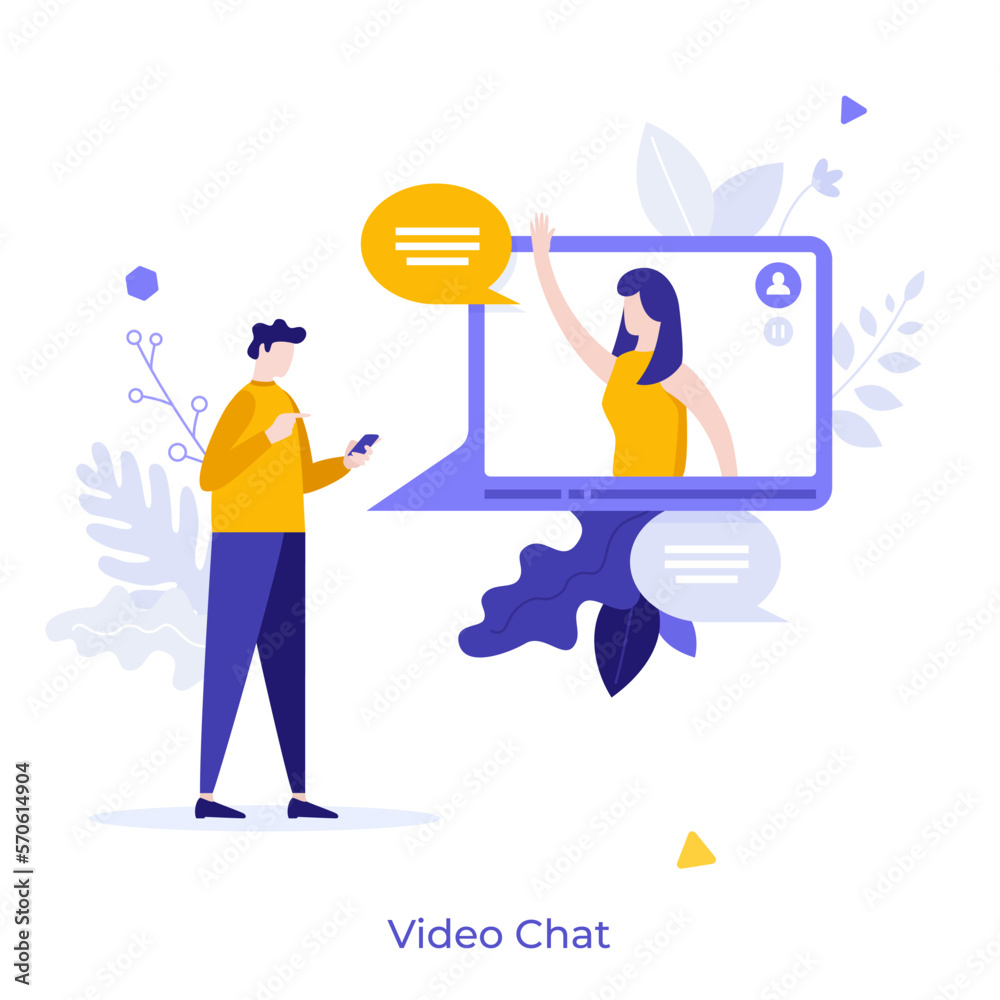 Flat Vector Character Business Concept Flat Vector Character Business Concept