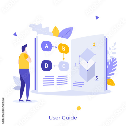 Flat Vector Character Business Concept