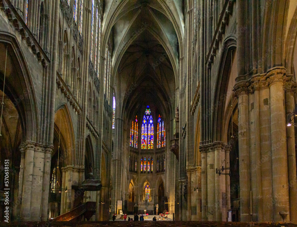 Metz Cathedral in France Metz Cathedral in France