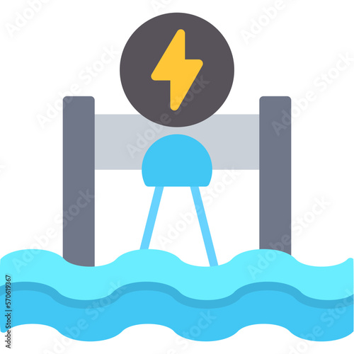 Hydroelectricity Icon