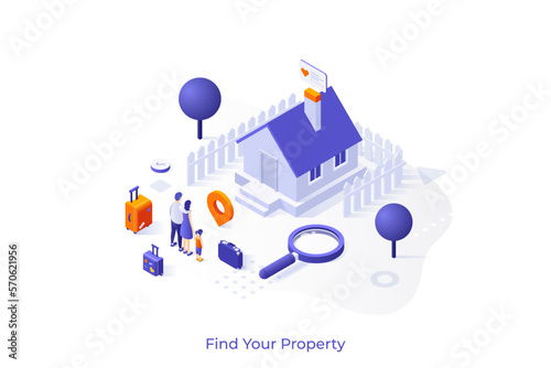 Vector Concept For Isometric Business Scene