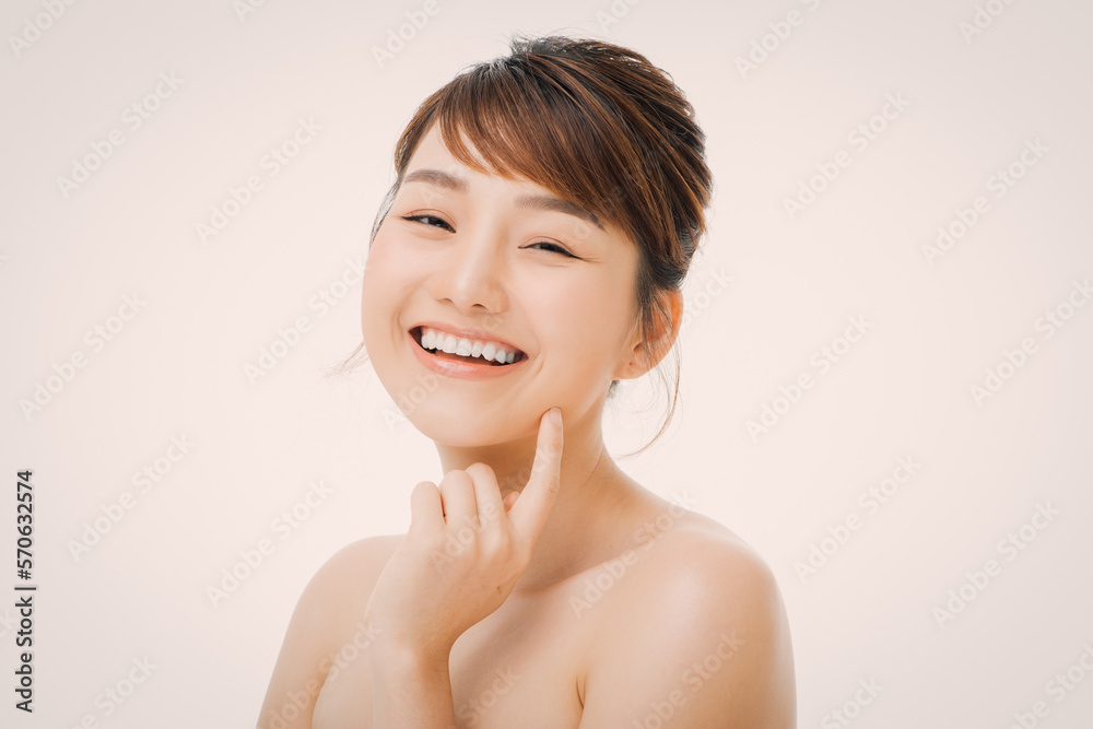 Beauty concept of young asian woman. Dental care. Beauty concept of young asian woman. Dental care.