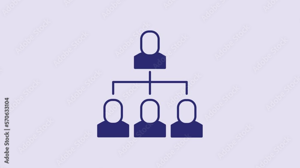 blue-business-hierarchy-organogram-chart-infographics-icon-isolated-on
