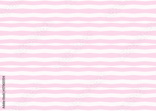 Seamless pattern with striped pastel pink and white diagonal lines. Horizontal stripes background pattern, texture
