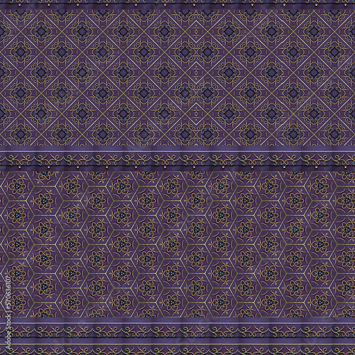 Abstract seamless pattern in violet color for fabric and wallpapers.