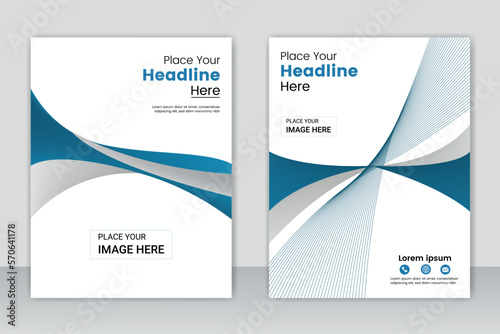 Brochure template flyer background for business design. Brochure Layout template, cover design background, annual reports .For social media flyer design