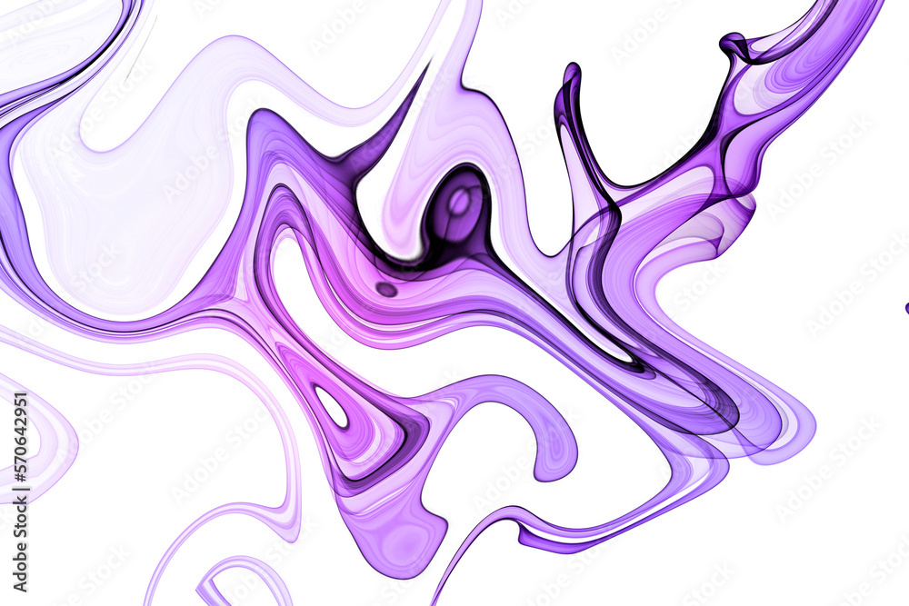 Abstract vibrant neon fluid free distorted dynamic flowing ripple ...