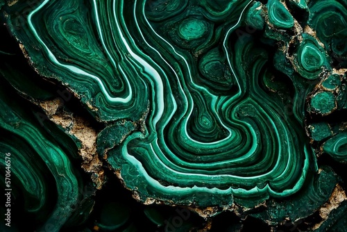 Abstract background of stone texture. Malachite texture