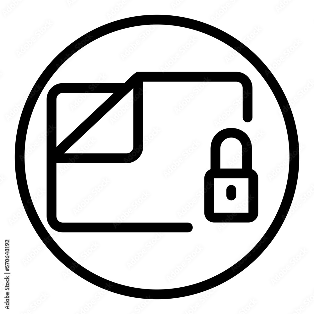 folder line icon folder line icon