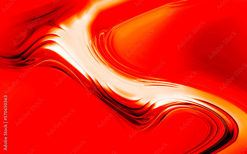 Abstract red feather flow monochrome fluid free distorted dynamic ...