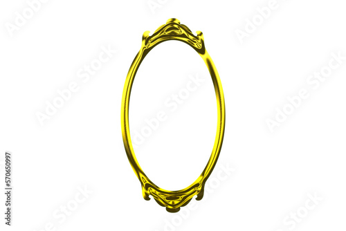 Oval frame 3