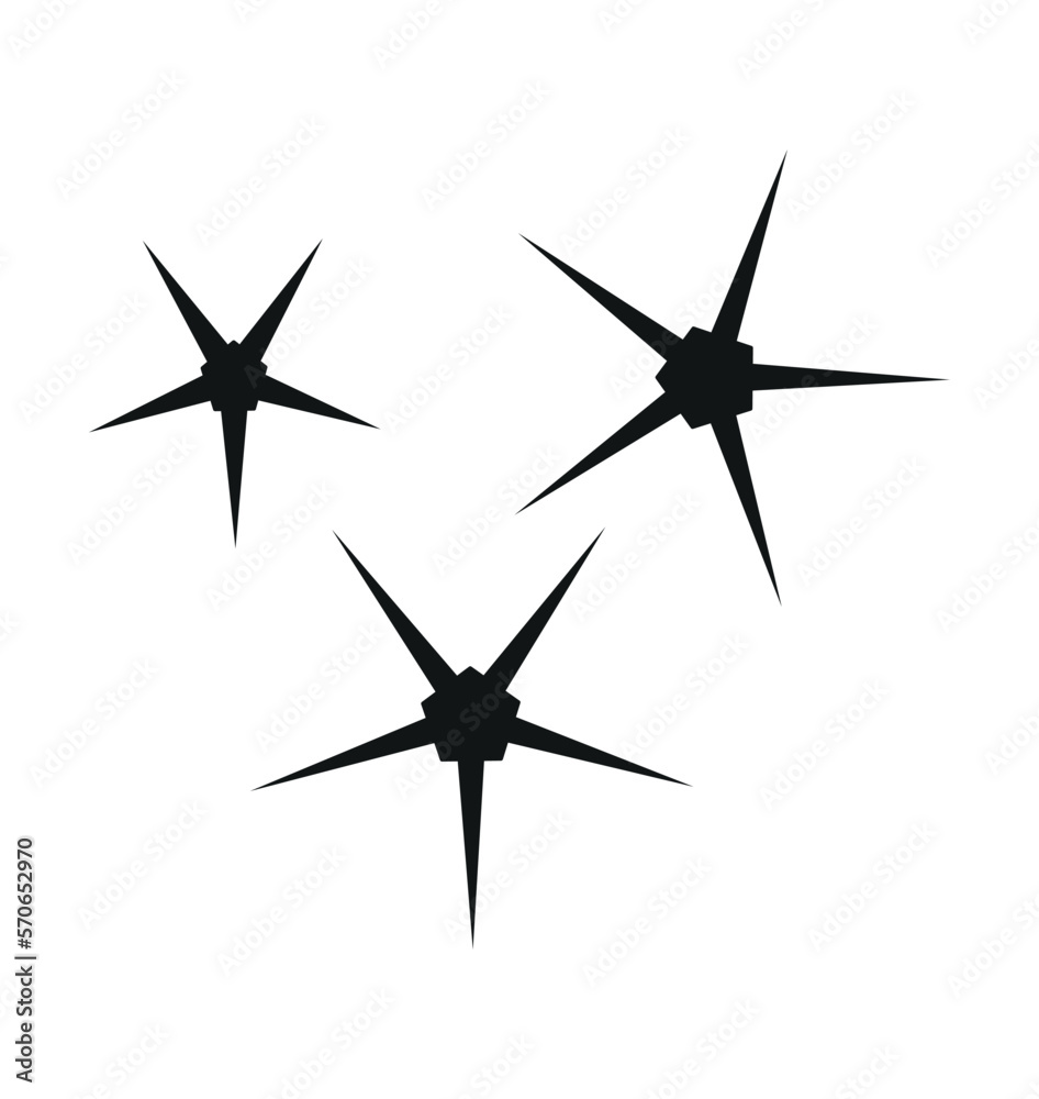 Vector star of illustration. Vector star of illustration.
