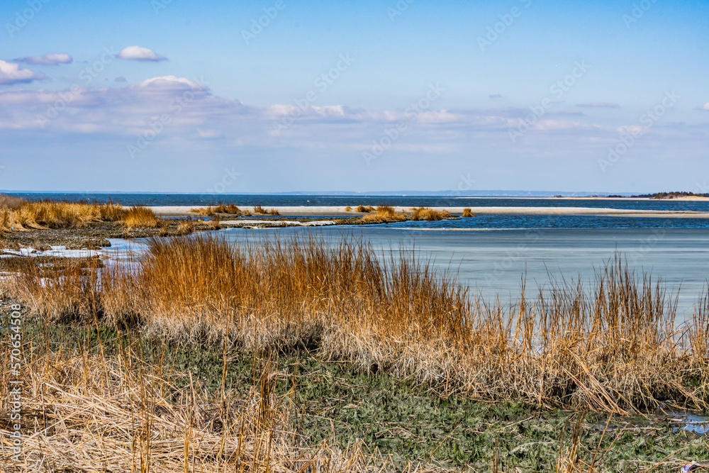 The Bay Side of Sandy Hook, New Jersey USA, Middletown Township, New Jersey