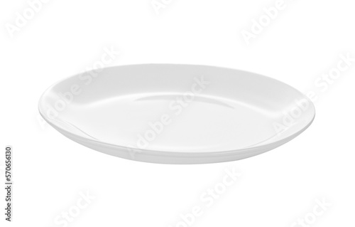white plate isolated on transparent png
