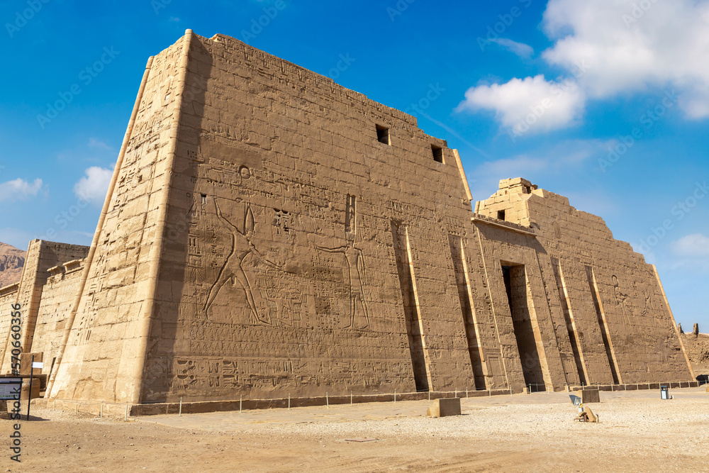 Medinet Habu temple in Luxor