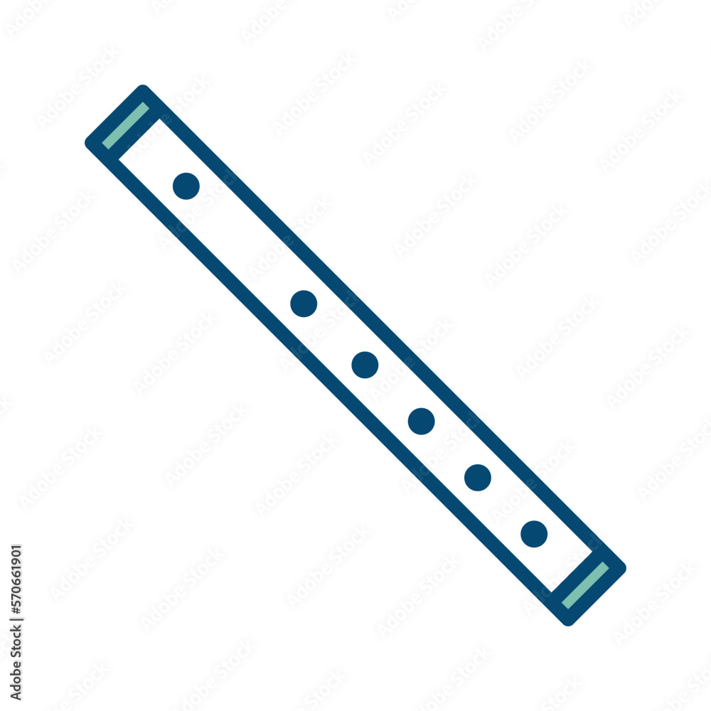 flute icon vector design template in white background flute icon vector design template in white background