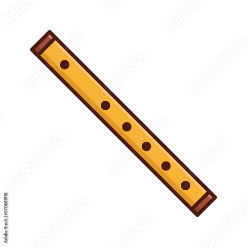 flute icon vector design template in white background